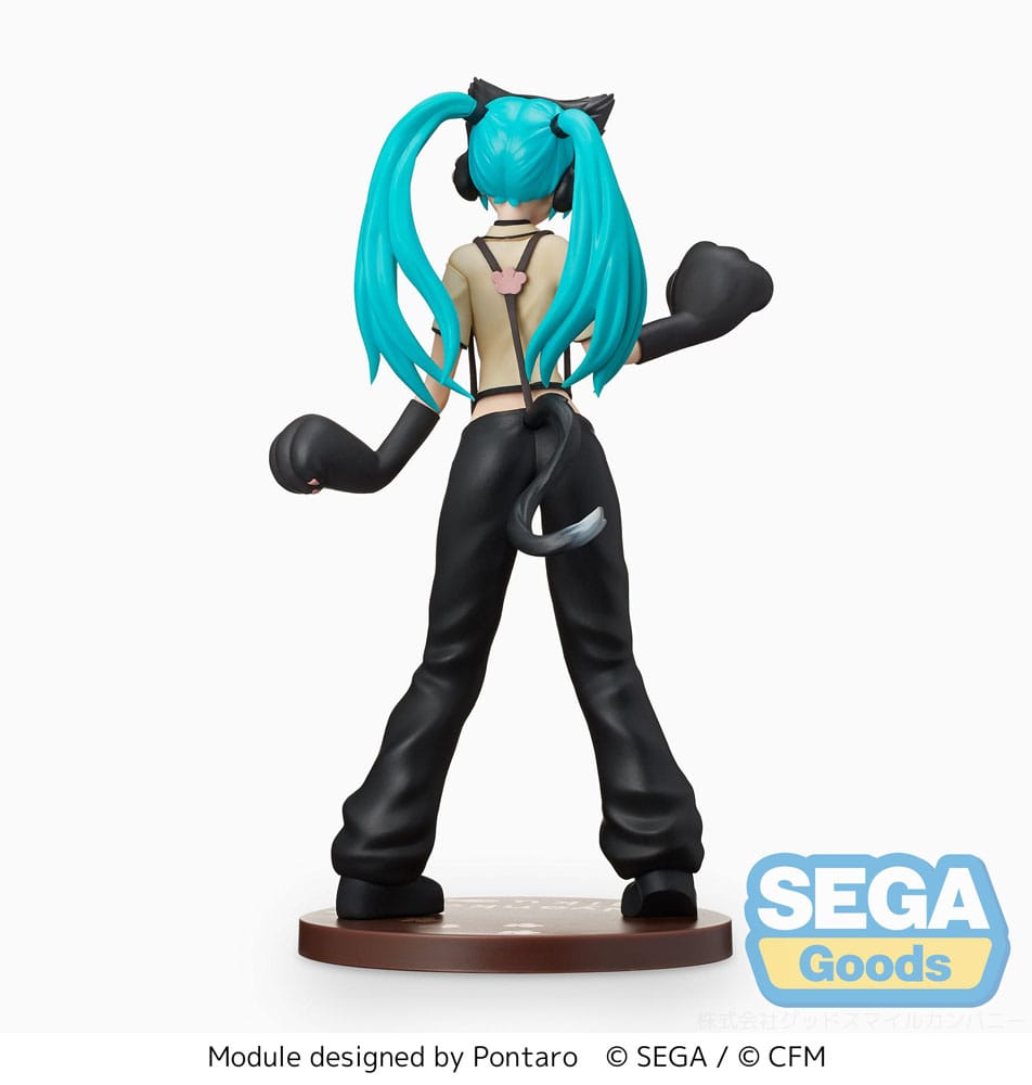 Vocaloid Hatsune Miku Project Diva Arcade Kitty Cat Ver. Sega Prize Figure 23cm