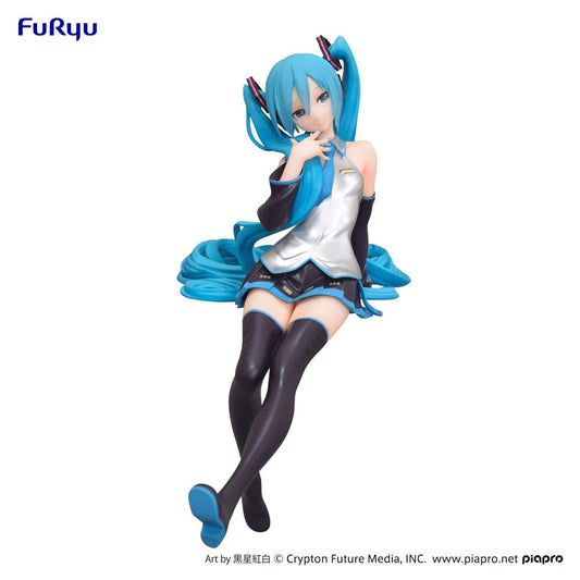 Vocaloid Hatsune Miku Kuroboshi Kouhaku Ver. Furyu Noodle Stopper Figure 14cm