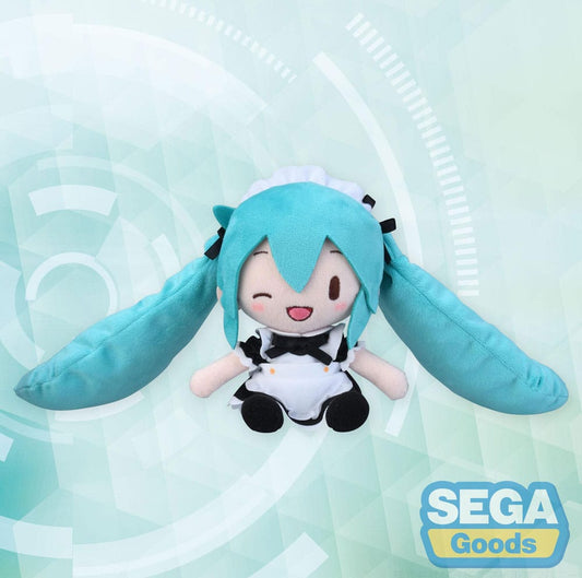 Vocaloid Hatsune Miku Maid Ver. Sega Plush 16cm