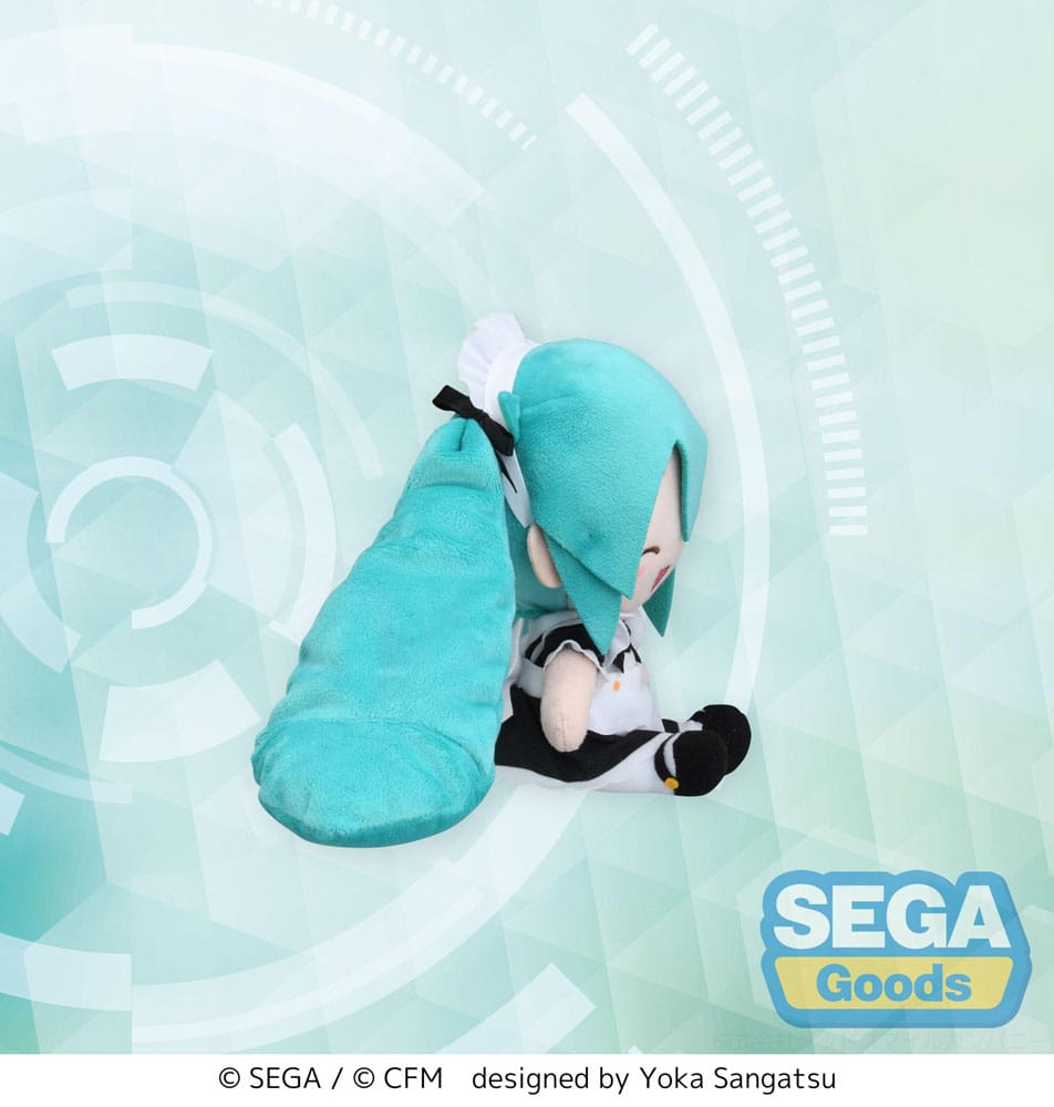 Vocaloid Hatsune Miku Maid Ver. Sega Plush 16cm
