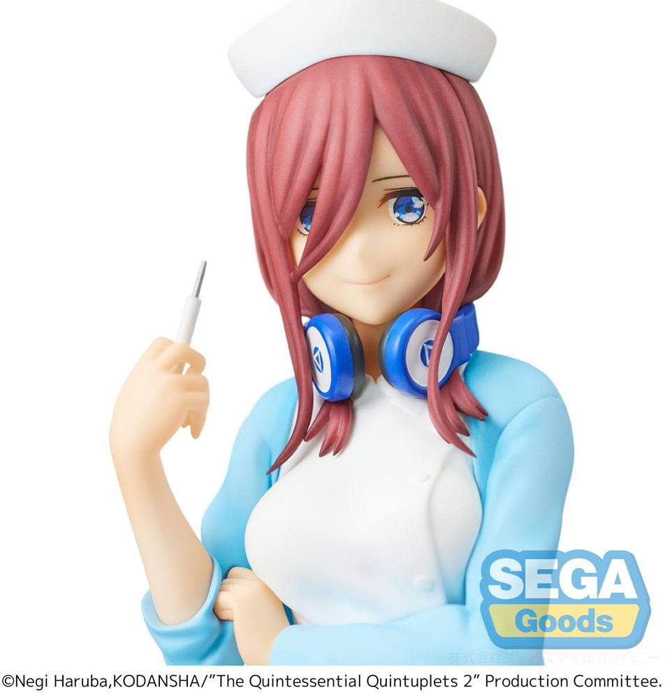 The Quintessential Quintuplets Miku Nakano Nurse Version Sega Prize Figure 21cm