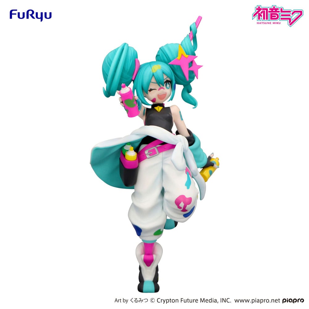 Vocaloid Hatsune Miku Paint Girl Trio-Try-iT Furyu Figure 19cm