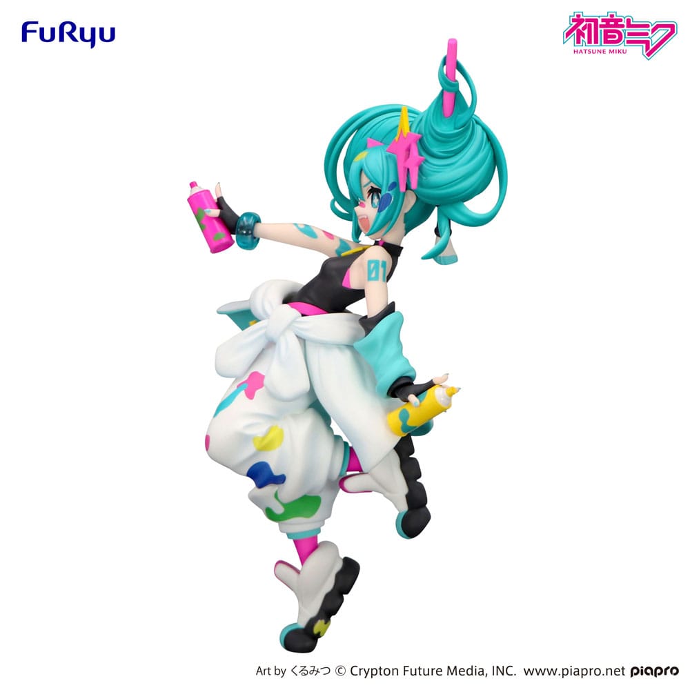 Vocaloid Hatsune Miku Paint Girl Trio-Try-iT Furyu Figure 19cm