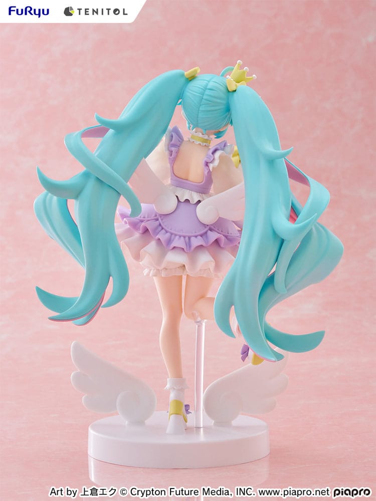 Vocaloid Hatsune Miku Yumekawa Princess Lavender Furyu Tenitol Figure 21cm