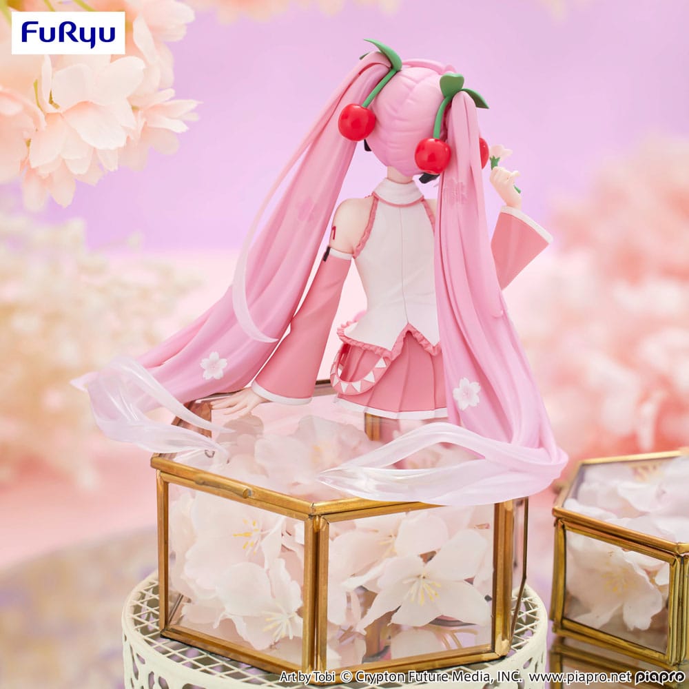 Vocaloid Hatsune Miku Sakura Miku 2024 Ver. Noodle Stopper Figure 15cm