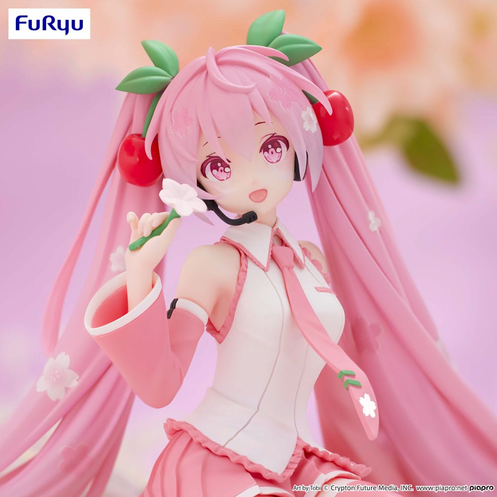 Vocaloid Hatsune Miku Sakura Miku 2024 Ver. Noodle Stopper Figure 15cm