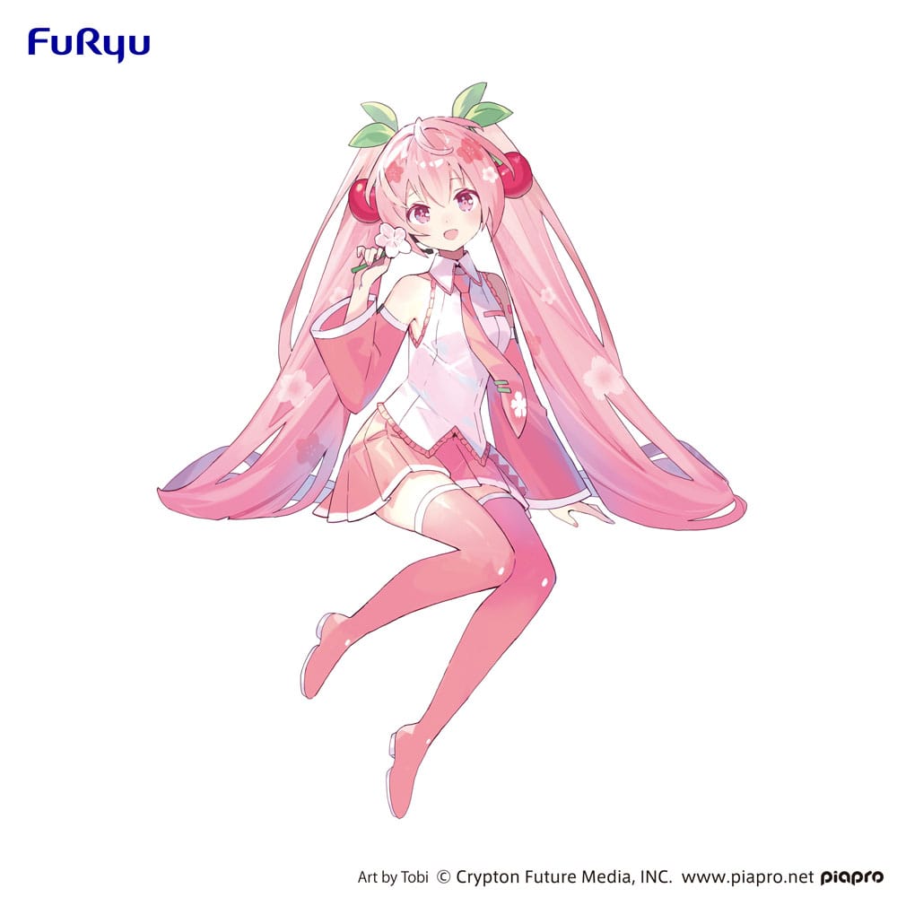 Vocaloid Hatsune Miku Sakura Miku 2024 Ver. Noodle Stopper Figure 15cm
