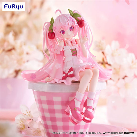 Vocaloid Hatsune Miku Sakura Miku 2025 Ver. Noodle Stopper Figure 14cm