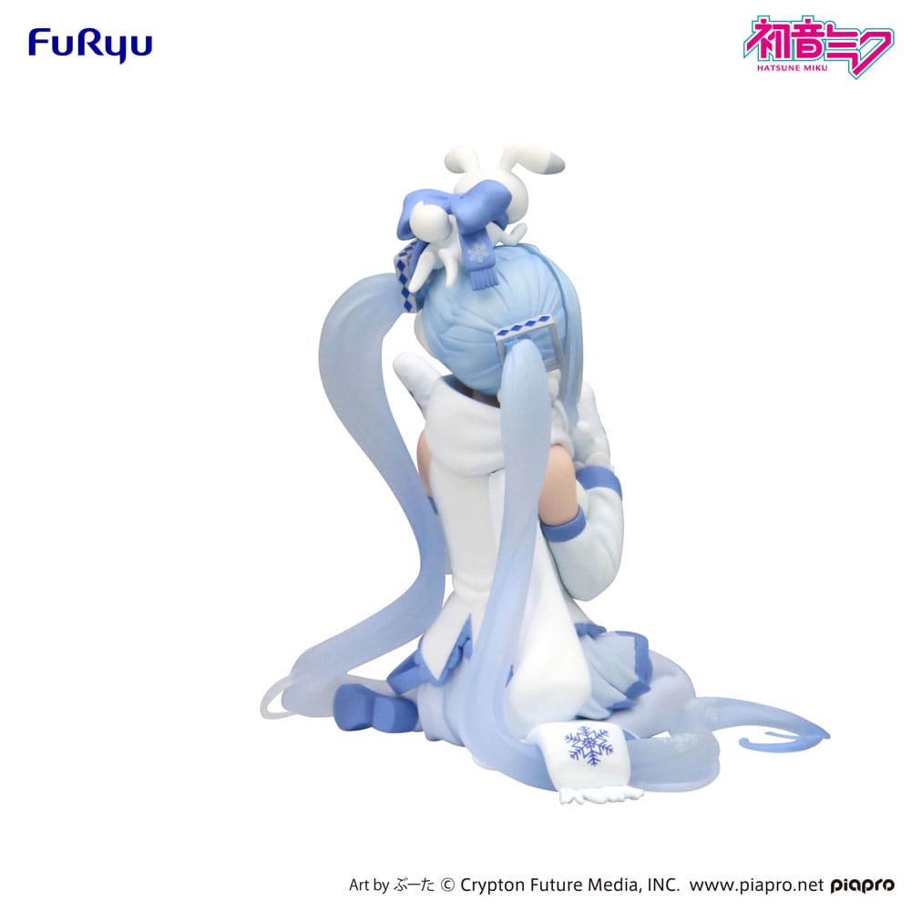 Vocaloid Hatsune Miku Snow Miku Sky Town 10th Ver. Furyu Noodle Stopper Figure 10cm