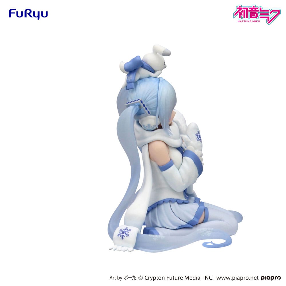 Vocaloid Hatsune Miku Snow Miku Sky Town 10th Ver. Furyu Noodle Stopper Figure 10cm