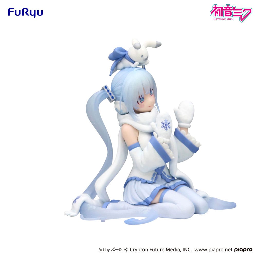 Vocaloid Hatsune Miku Snow Miku Sky Town 10th Ver. Furyu Noodle Stopper Figure 10cm