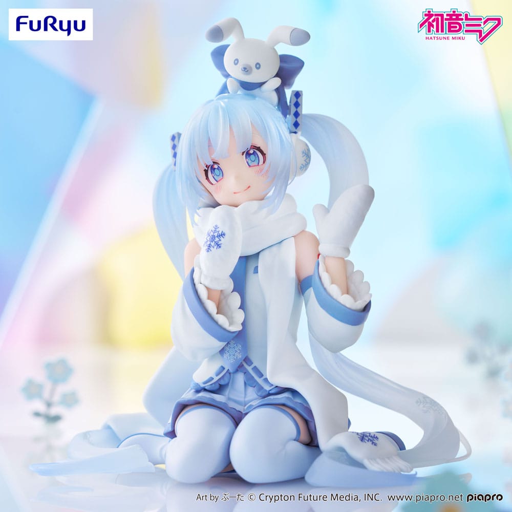 Vocaloid Hatsune Miku Snow Miku Sky Town 10th Ver. Furyu Noodle Stopper Figure 10cm
