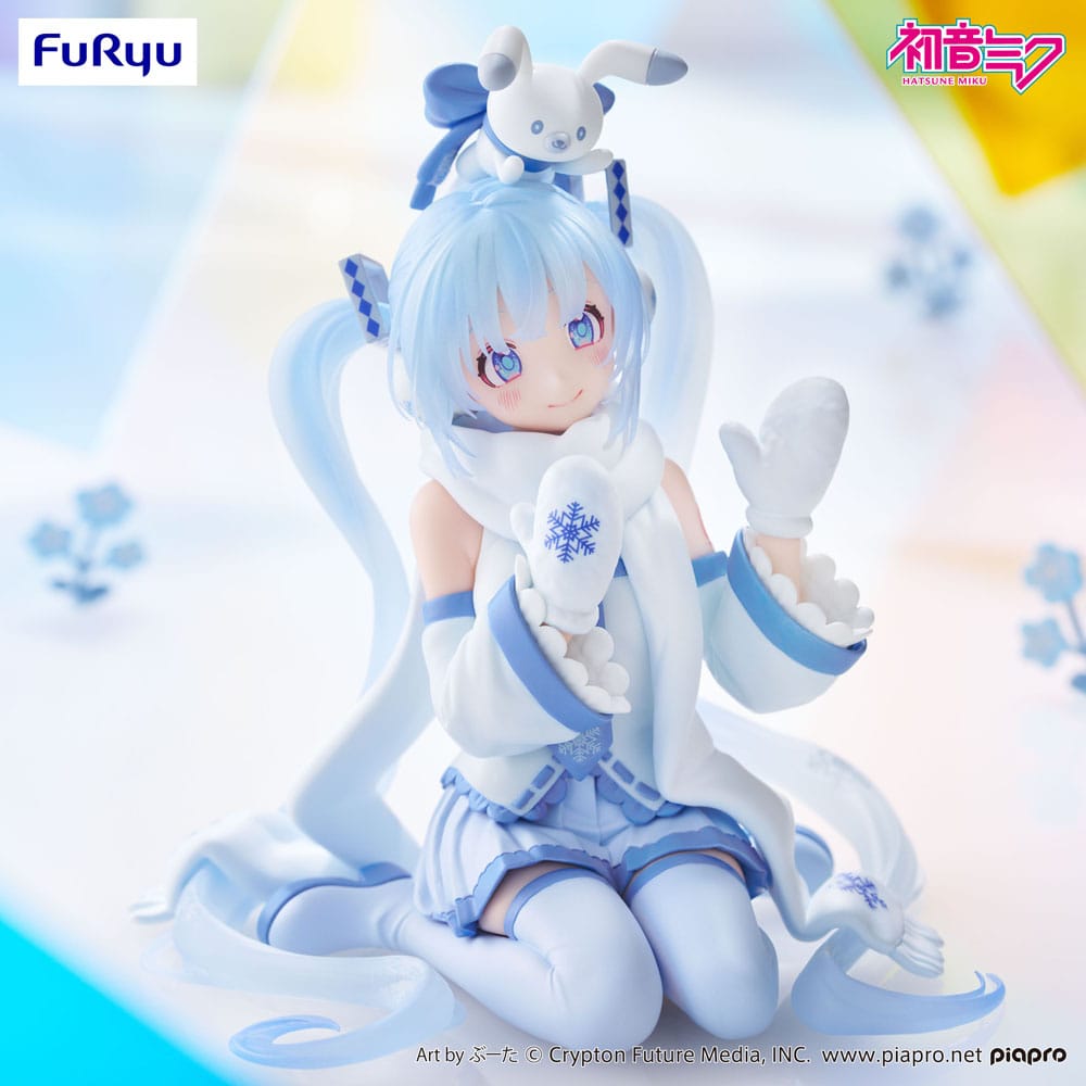 Vocaloid Hatsune Miku Snow Miku Sky Town 10th Ver. Furyu Noodle Stopper Figure 10cm