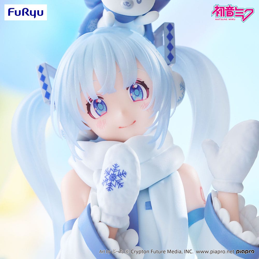 Vocaloid Hatsune Miku Snow Miku Sky Town 10th Ver. Furyu Noodle Stopper Figure 10cm