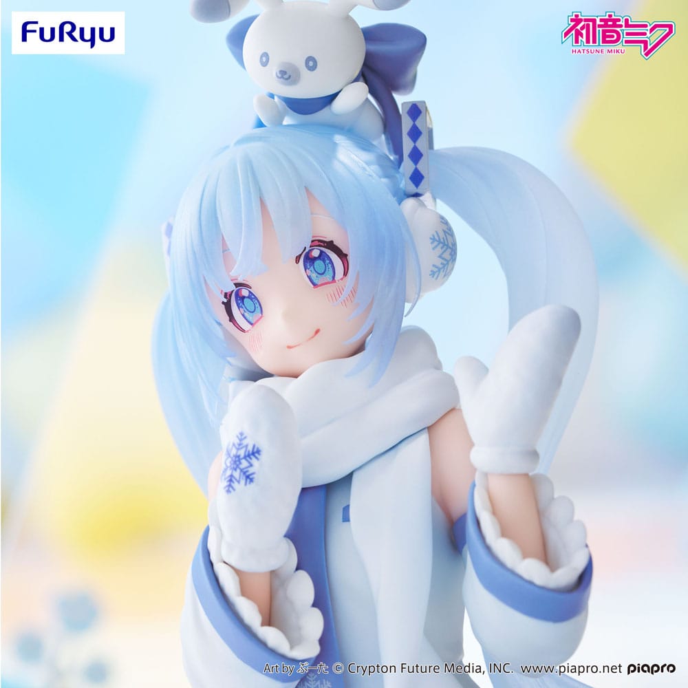 Vocaloid Hatsune Miku Snow Miku Sky Town 10th Ver. Furyu Noodle Stopper Figure 10cm