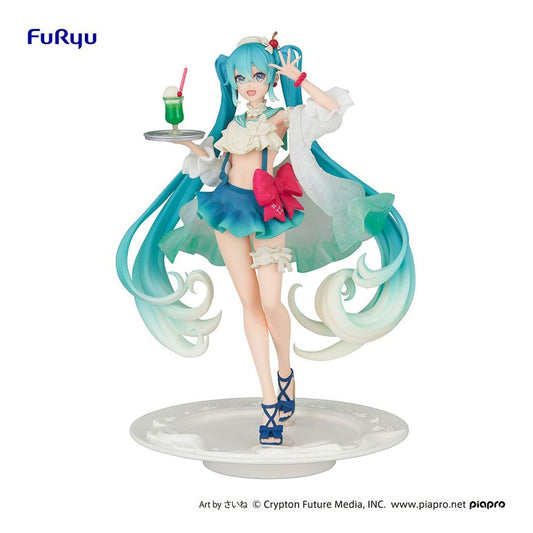 Vocaloid Hatsune Miku SweetSweets Series Melon Soda Float Furyu Figure 18cm