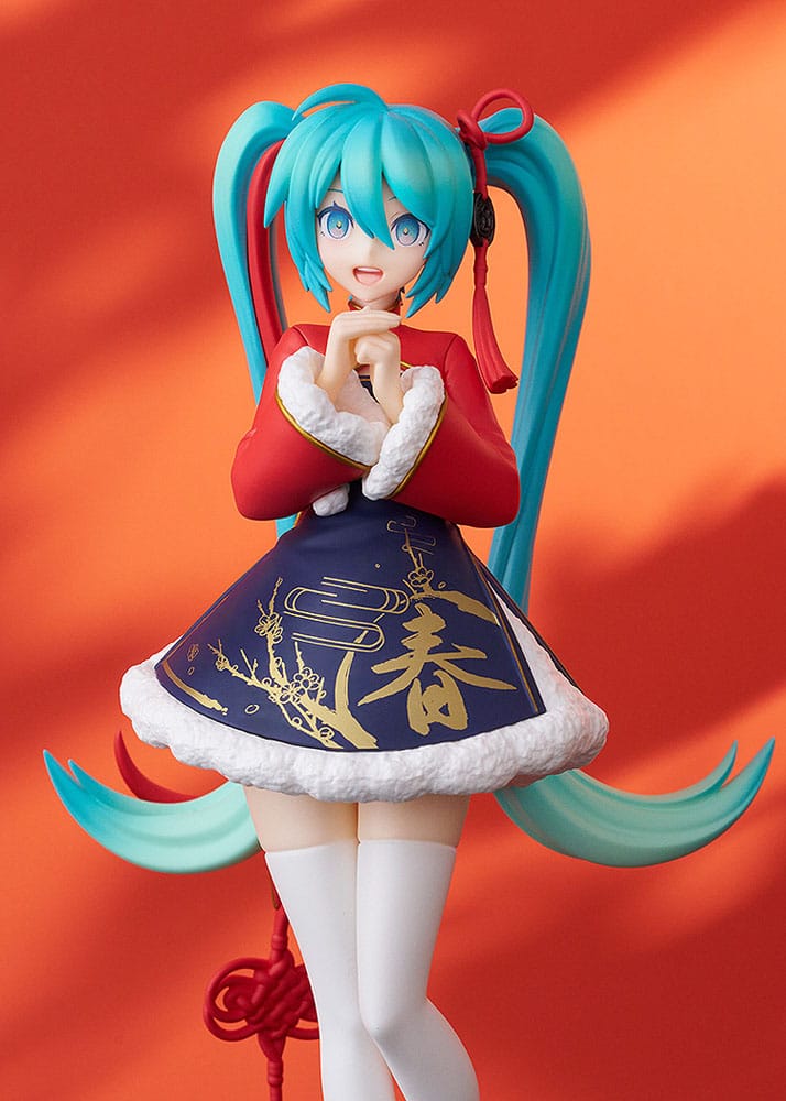 Vocaloid Hatsune Miku Sourxuan Chinese New Year Ver Pop Up Parade Figure 17cm