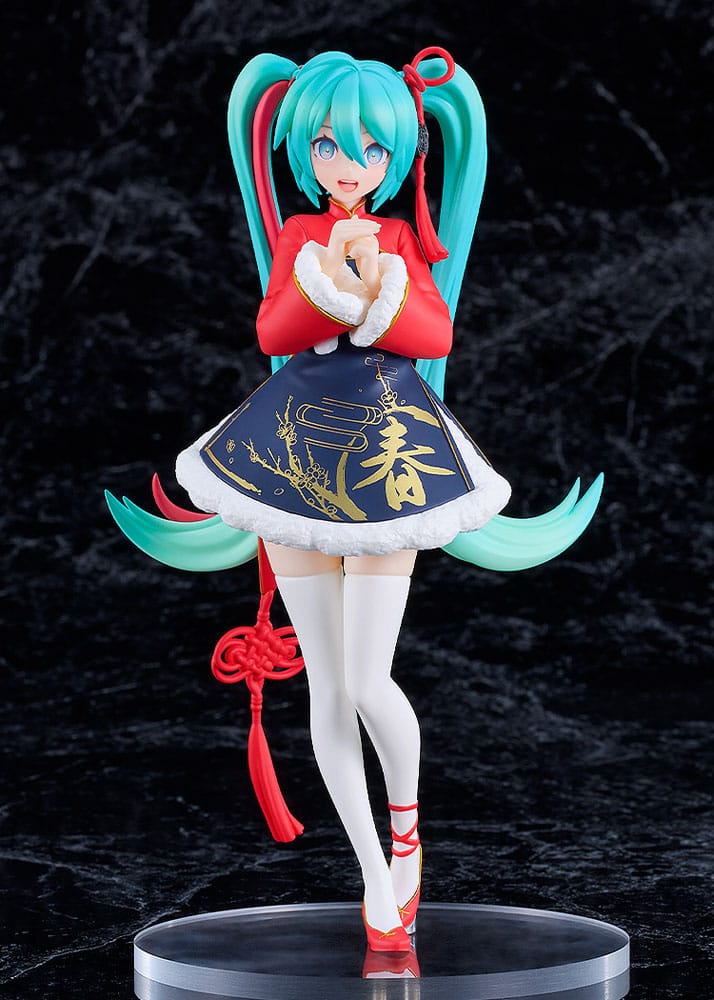 Vocaloid Hatsune Miku Sourxuan Chinese New Year Ver Pop Up Parade Figure 17cm