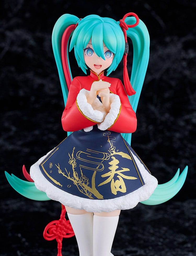 Vocaloid Hatsune Miku Sourxuan Chinese New Year Ver Pop Up Parade Figure 17cm