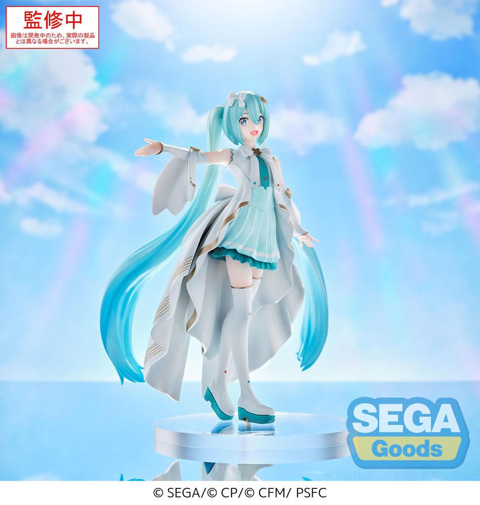 Vocaloid Hatsune Miku Unshuttered Sekai Ver. Sega Prize Figure 20cm