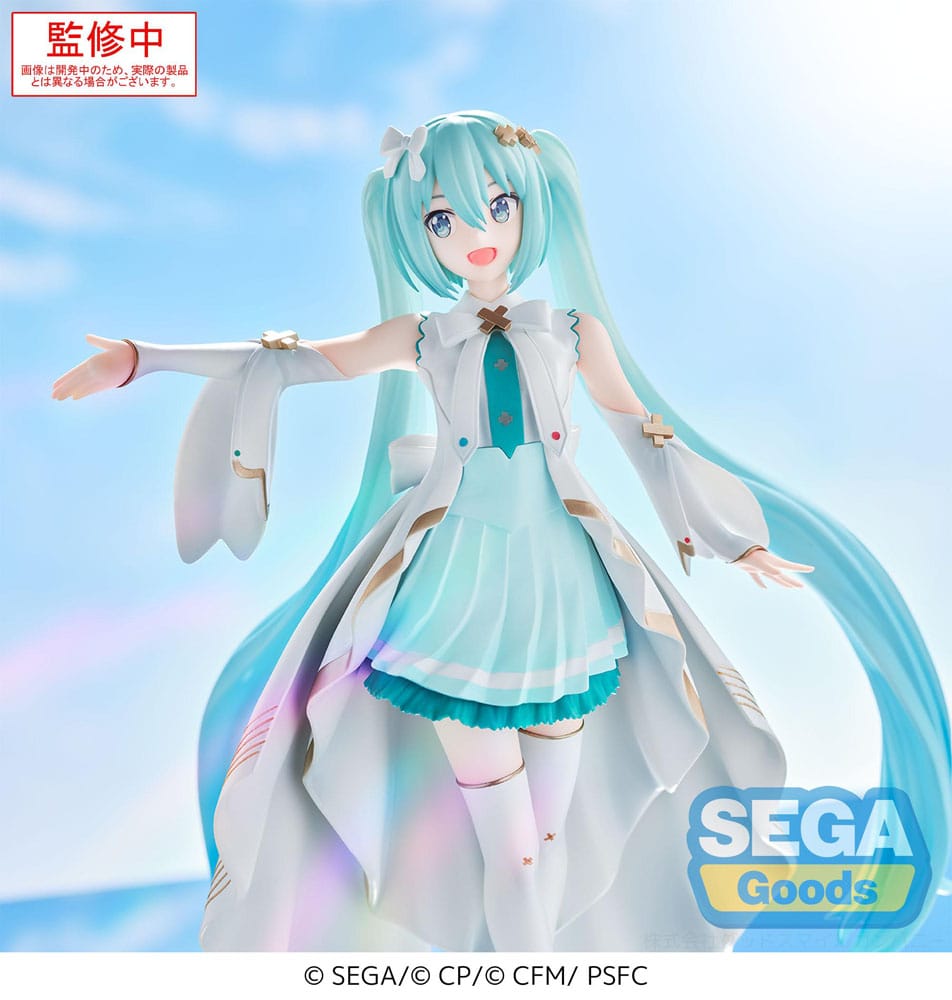 Vocaloid Hatsune Miku Unshuttered Sekai Ver. Sega Prize Figure 20cm