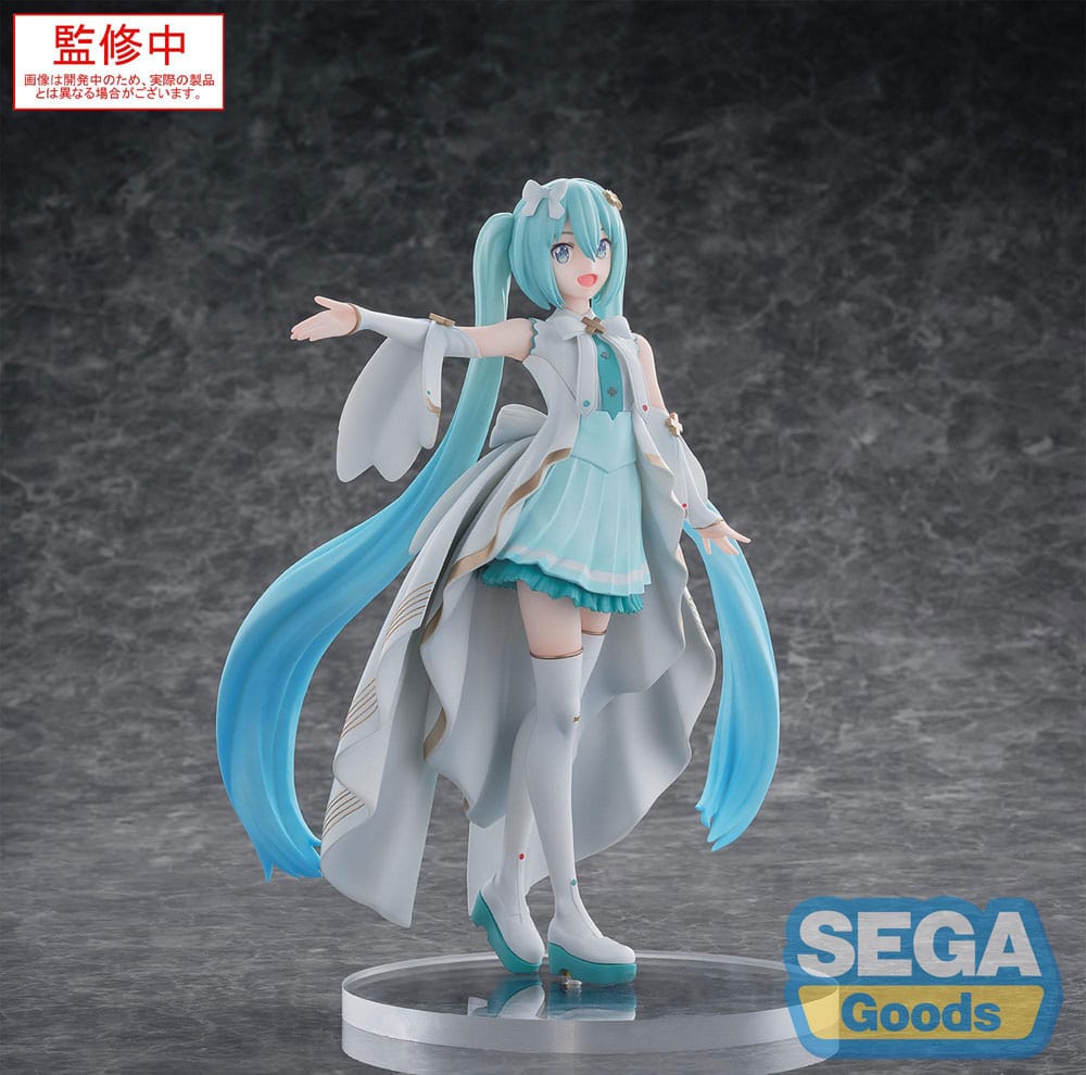 Vocaloid Hatsune Miku Unshuttered Sekai Ver. Sega Prize Figure 20cm