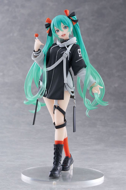Vocaloid Hatsune Miku Wonderland Fashion Punk Ver Taito Prize Figure 18cm