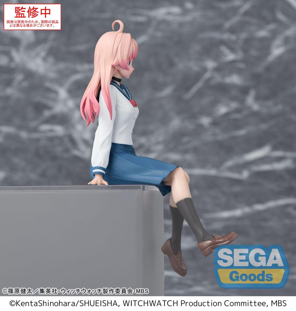 Witch Watch Nico Wakatsuki Perching Sega Prize Figure 14cm