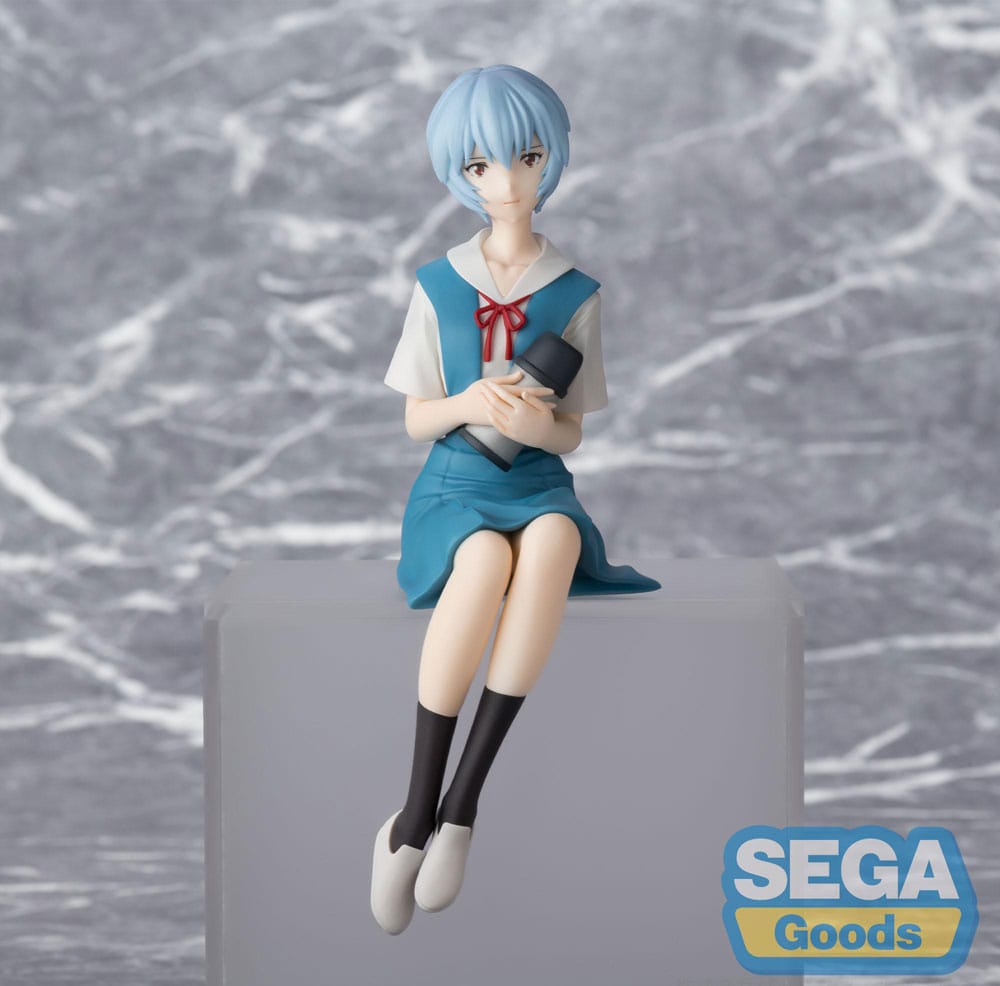 Neon Genesis Evangelion Rei Ayanami Sega Perching Figure 14cm