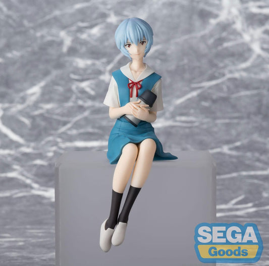 Neon Genesis Evangelion Rei Ayanami Sega Perching Figure 14cm