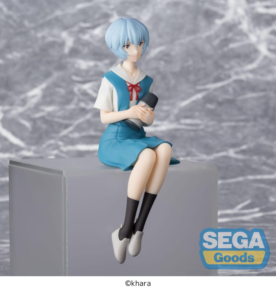 Neon Genesis Evangelion Rei Ayanami Sega Perching Figure 14cm