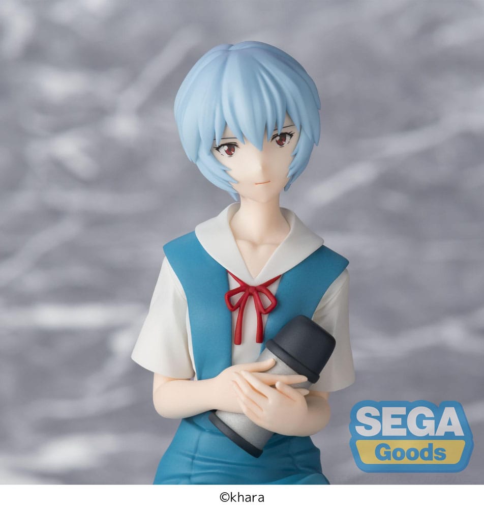 Neon Genesis Evangelion Rei Ayanami Sega Perching Figure 14cm