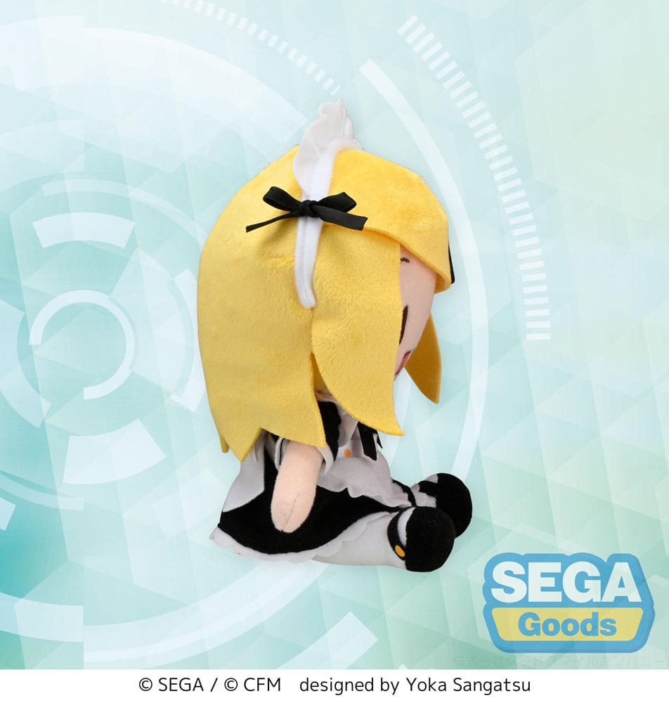 Vocaloid Kagamine Rin Maid Ver. Sega Plush 16cm