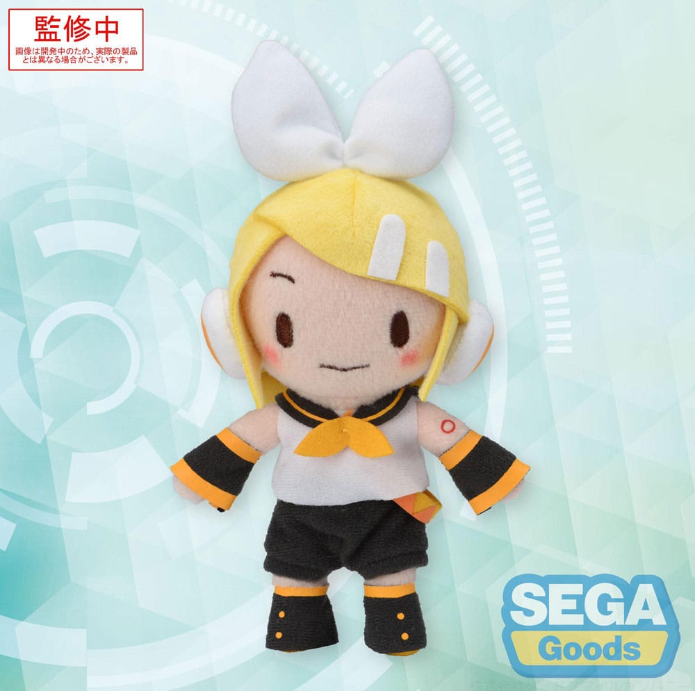 Vocaloid Kagamine Rin Petit Mini Sega Prize Plush 17cm