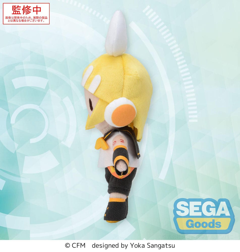 Vocaloid Kagamine Rin Petit Mini Sega Prize Plush 17cm