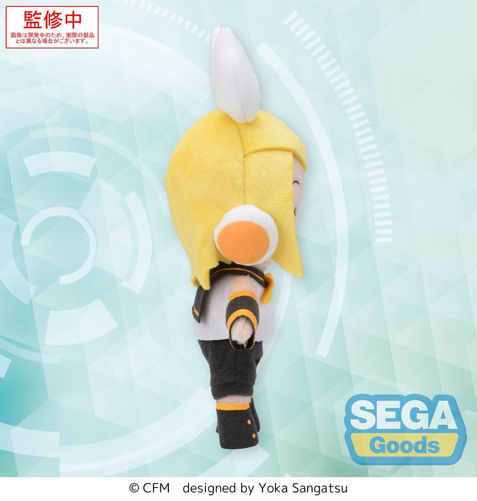 Vocaloid Kagamine Rin Petit Mini Sega Prize Plush 17cm