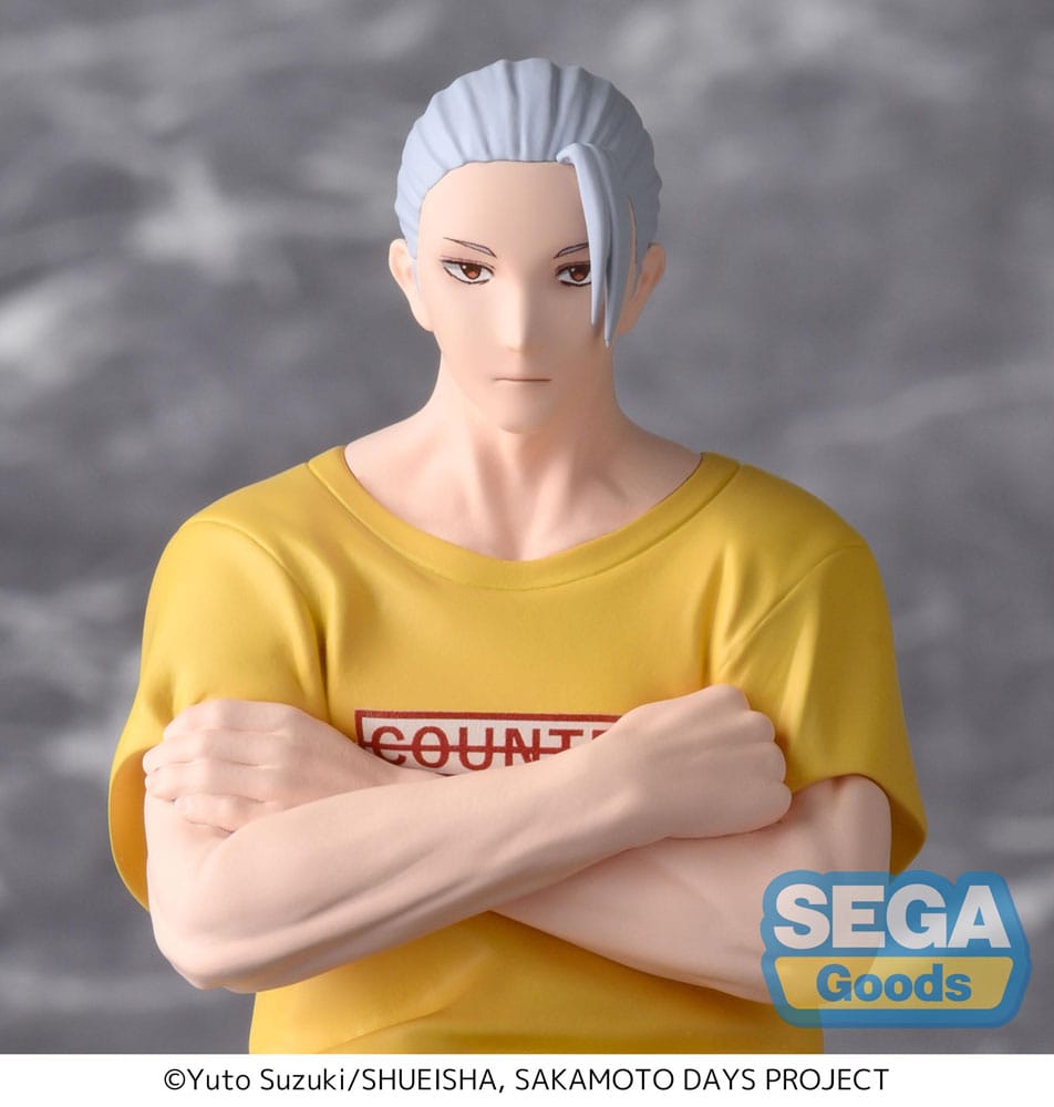 Sakamoto Days Taro Sakamoto Serious Perching Sega Prize Figure 14cm