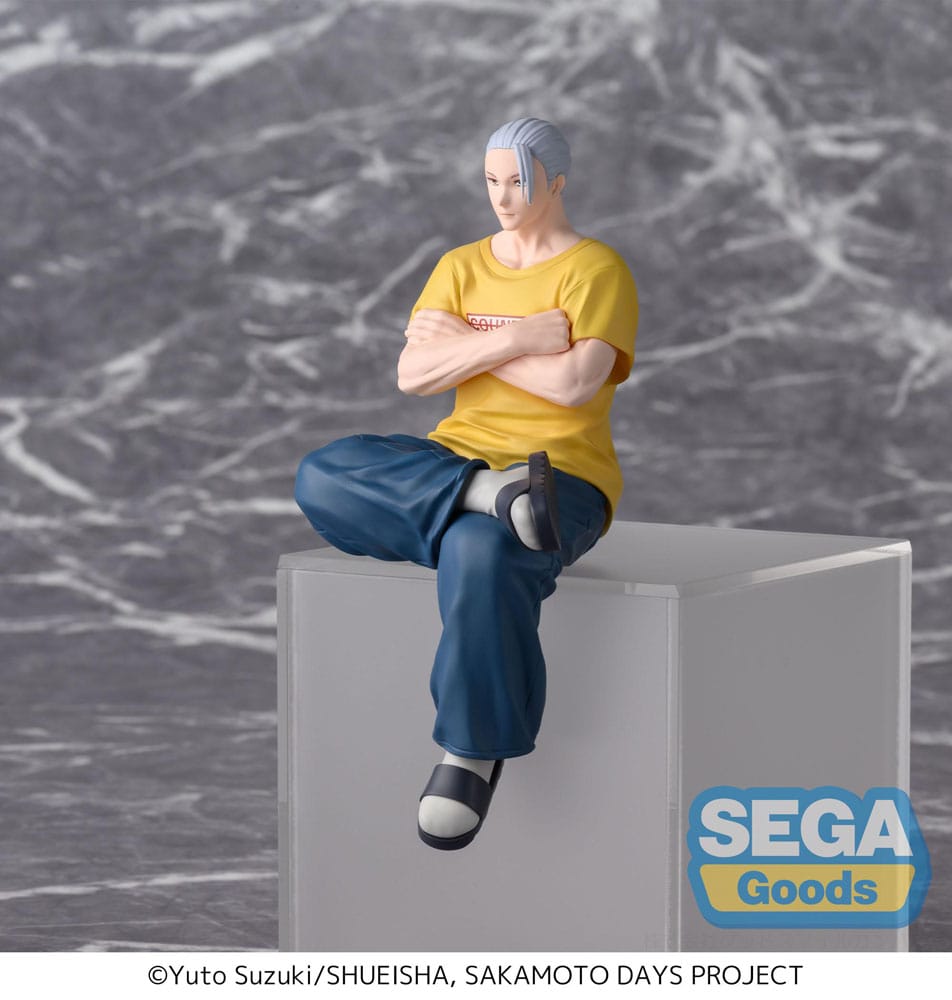 Sakamoto Days Taro Sakamoto Serious Perching Sega Prize Figure 14cm
