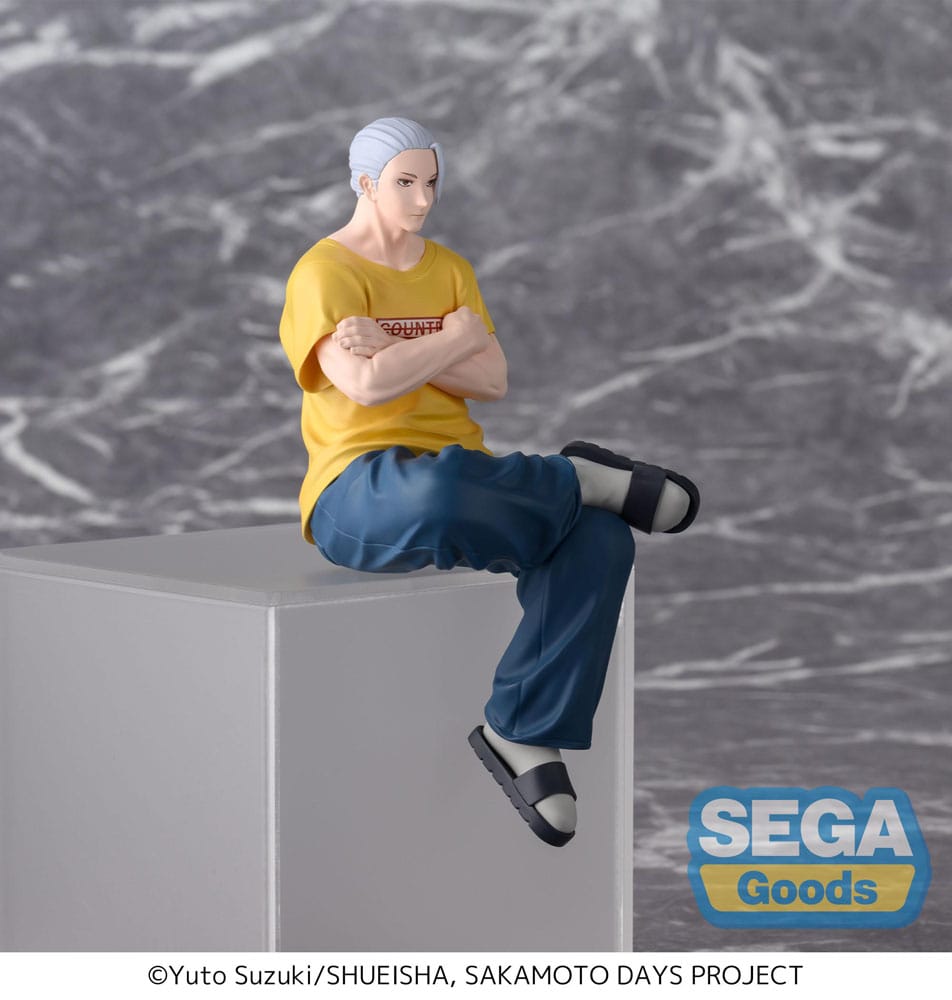 Sakamoto Days Taro Sakamoto Serious Perching Sega Prize Figure 14cm
