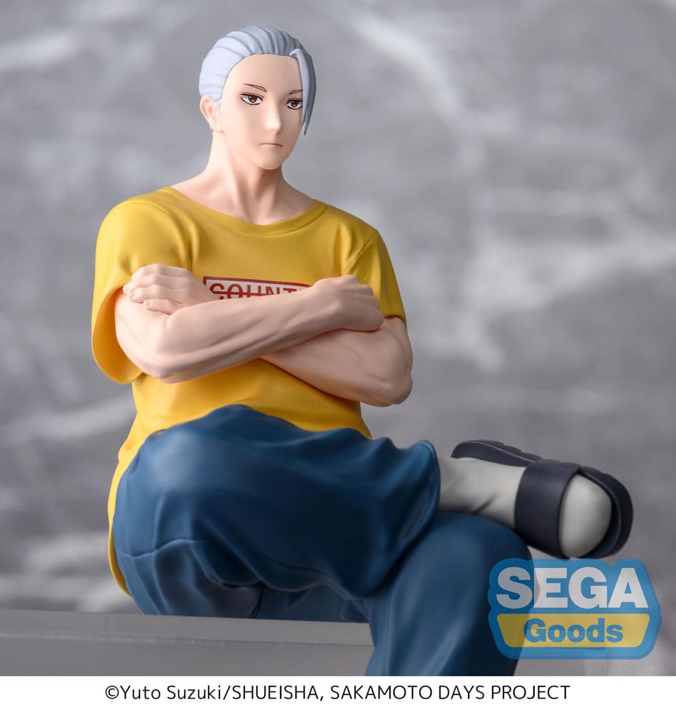 Sakamoto Days Taro Sakamoto Serious Perching Sega Prize Figure 14cm