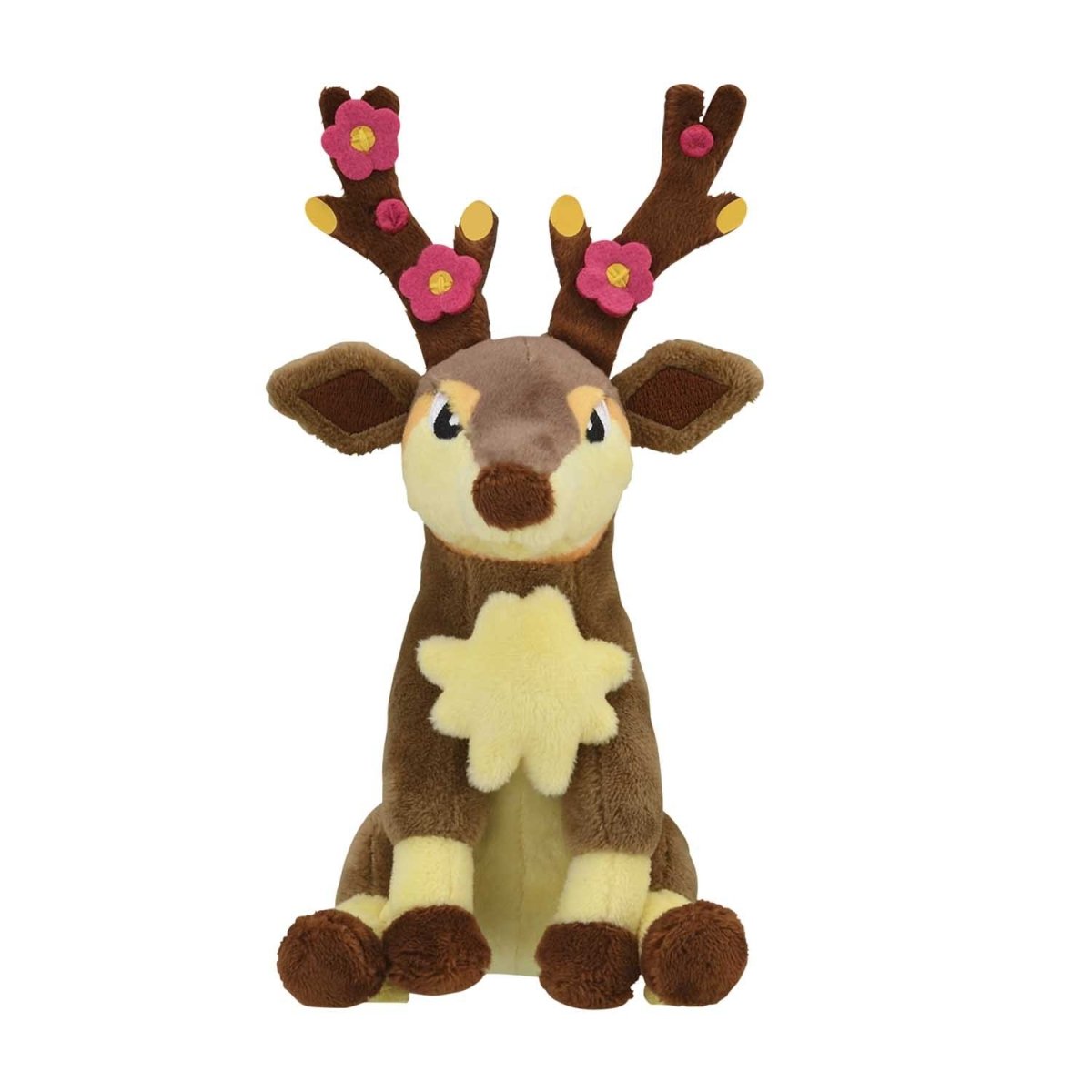 Pokemon Sawsbuck Spring Form Unova Sitting Cuties Plush 18cm