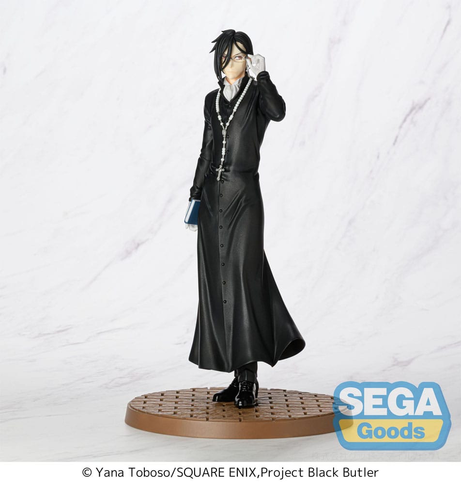 Black Butler Sebastian Michaelis Boarding School Arc Sega Luminasta Figure 22cm
