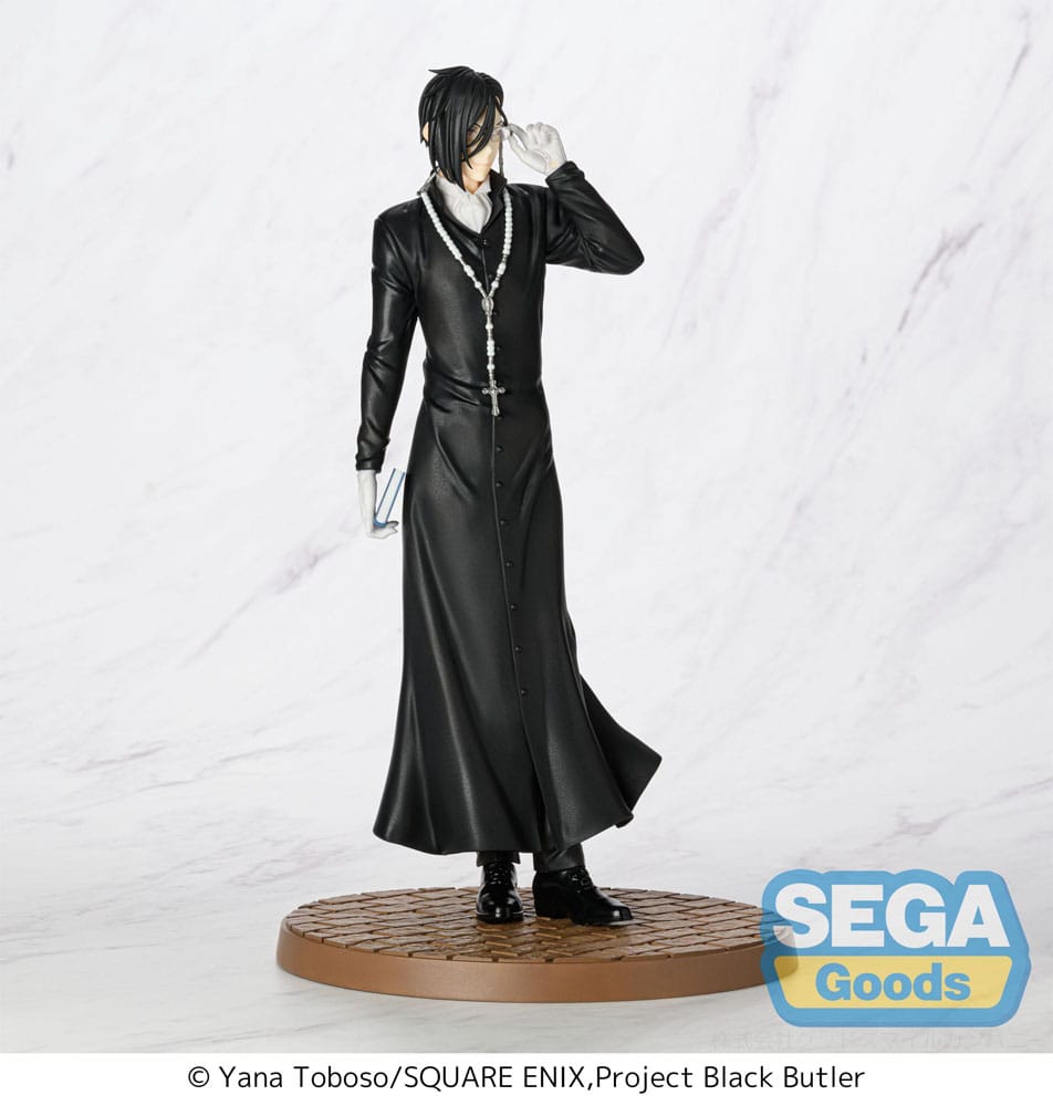 Black Butler Sebastian Michaelis Boarding School Arc Sega Luminasta Figure 22cm