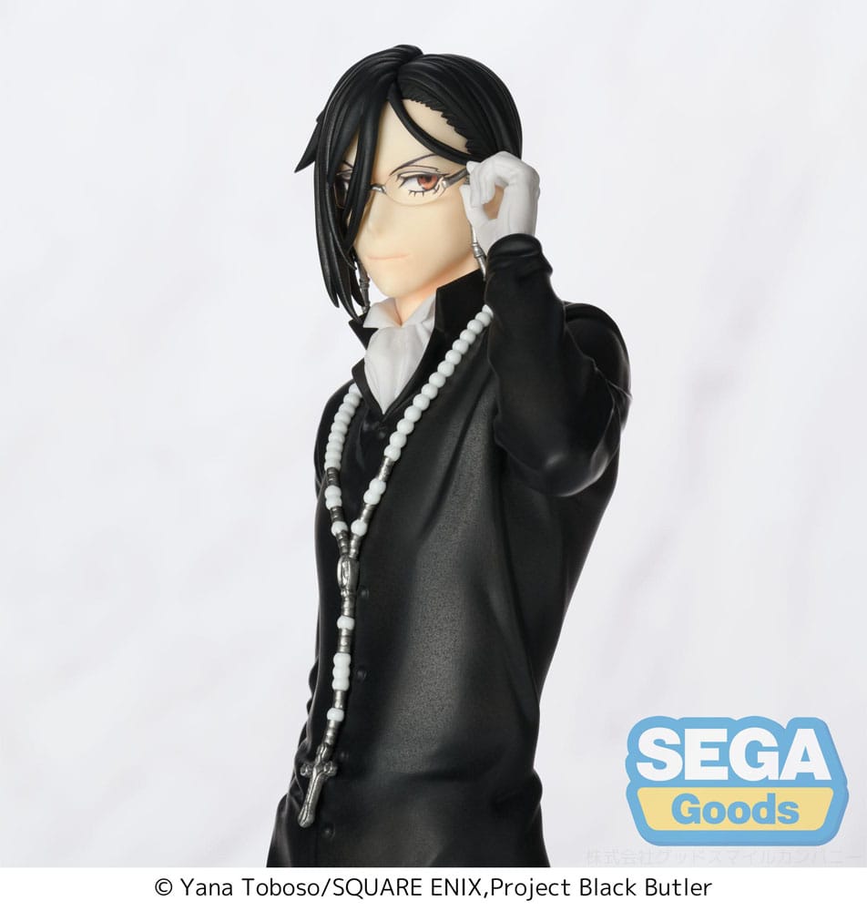 Black Butler Sebastian Michaelis Boarding School Arc Sega Luminasta Figure 22cm