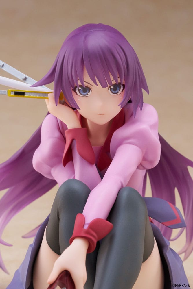 Monogatari Hitagi Senjougahara Desktop Cute Furyu Prize Figure 13cm