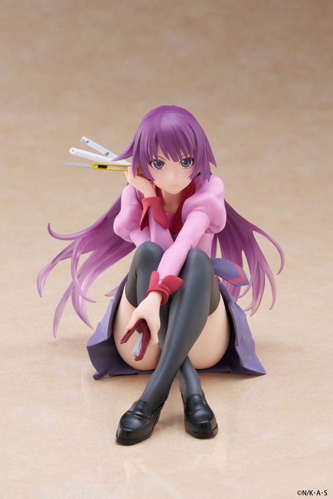 Monogatari Hitagi Senjougahara Desktop Cute Furyu Prize Figure 13cm