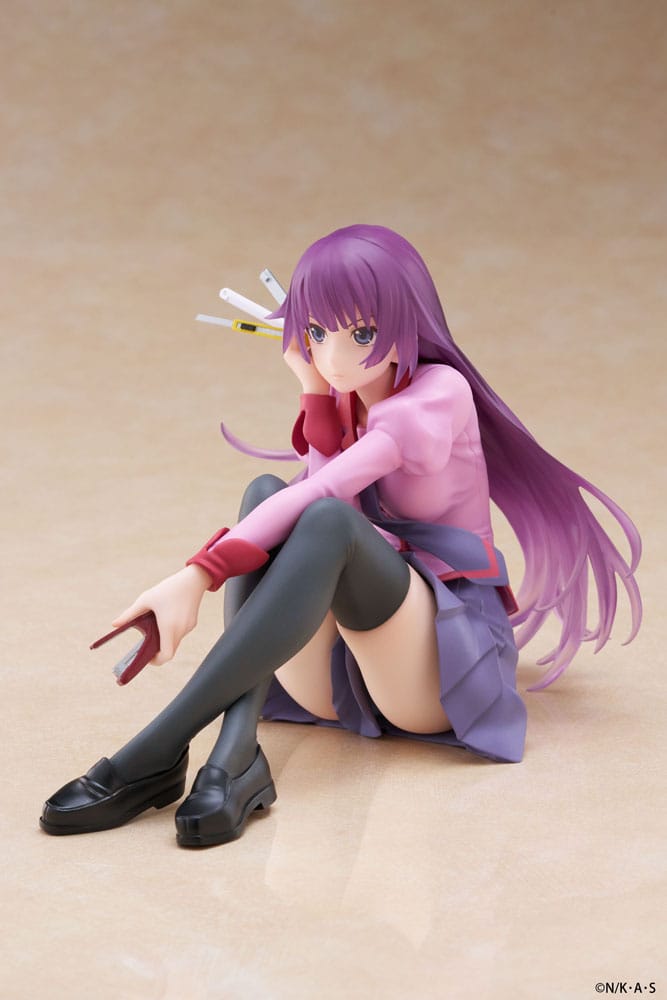 Monogatari Hitagi Senjougahara Desktop Cute Furyu Prize Figure 13cm