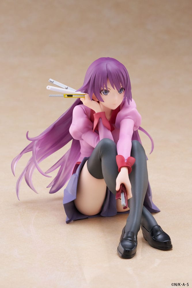 Monogatari Hitagi Senjougahara Desktop Cute Furyu Prize Figure 13cm