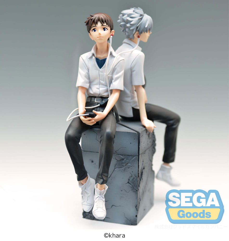 Neon Genesis Evangelion Shinji Sega Luminasta Figure 17cm