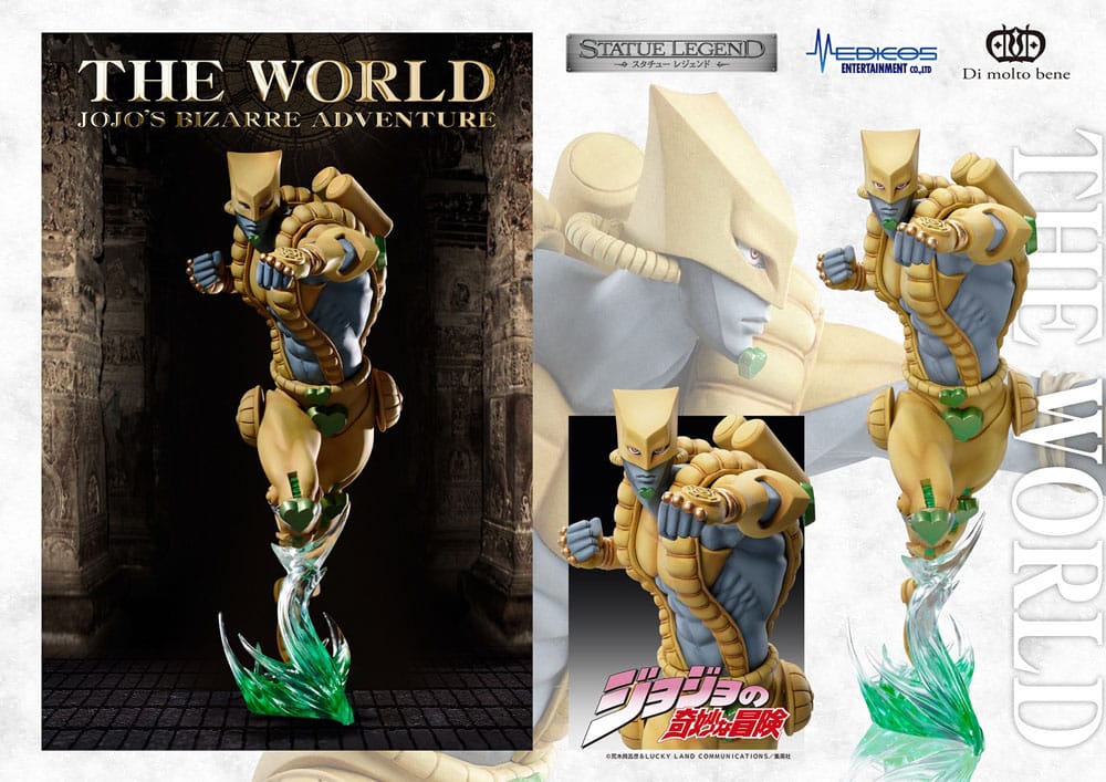 Jojo's Bizarre Adventure The World Statue Legend Medicos Figure 16cm